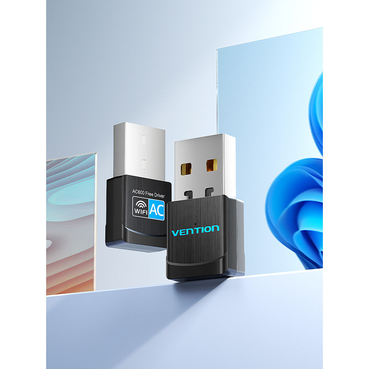 Afbeeldingen van Mini USB Wi-Fi Adapter Vention KDRB0