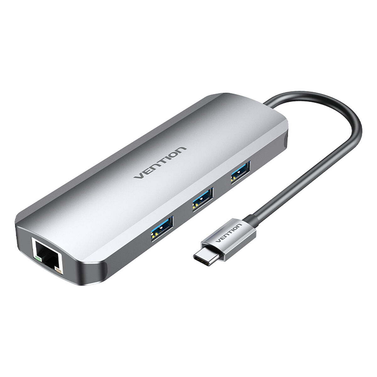 Obrazek USB-C Hub Vention TOLHB Silver 100 W