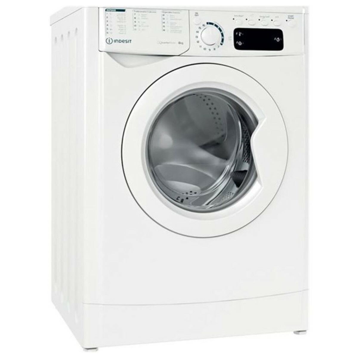 Machine à laver Indesit EWE81284 WSPTN 8 kg 1200 rpm