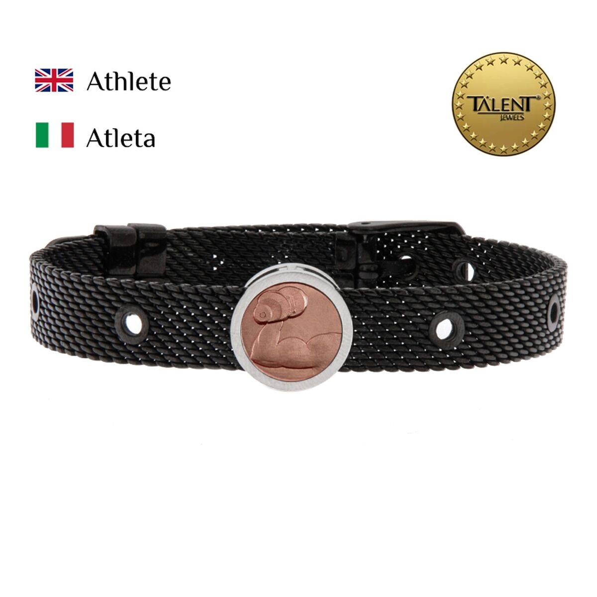 Image secondaire de Bracelet Unisexe Athlete Talent Jewels TJA-1-11-02-2-235 Noir
