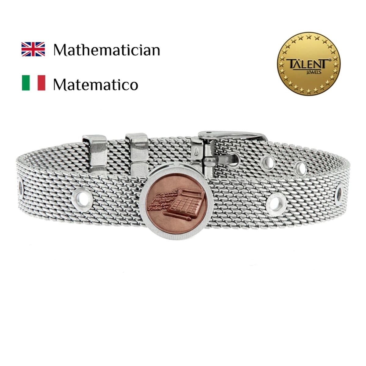 Image secondaire de Bracelet Unisexe Mathematician Talent Jewels TJA-2-02-02-1-235 Argenté