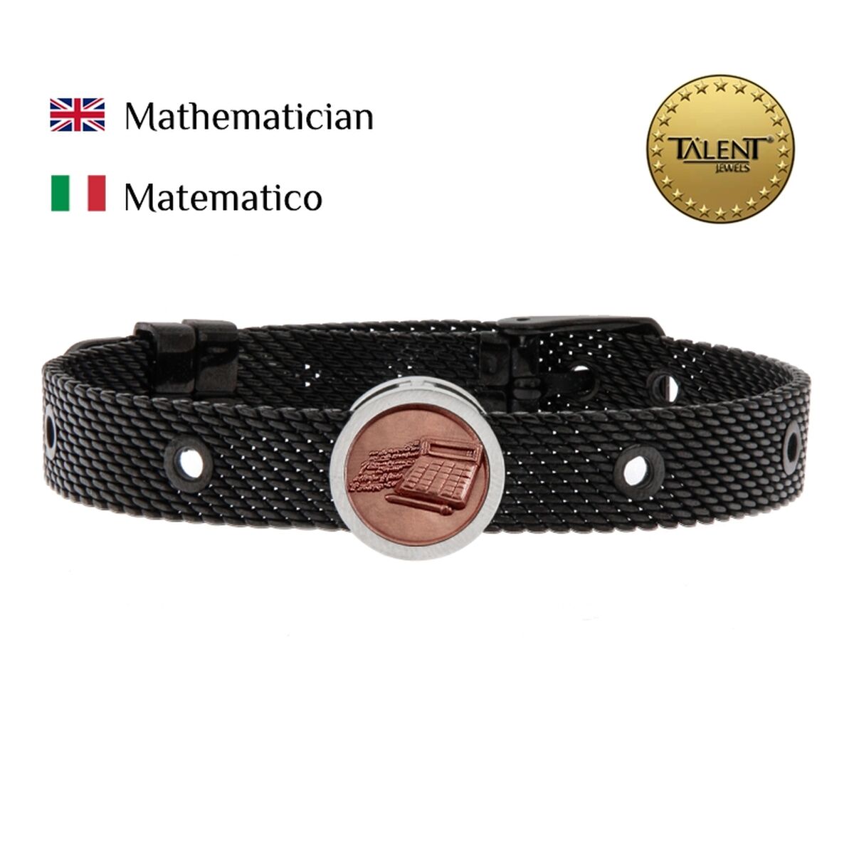 Image secondaire de Bracelet Unisexe Mathematician Talent Jewels TJA-2-02-02-2-235 Noir