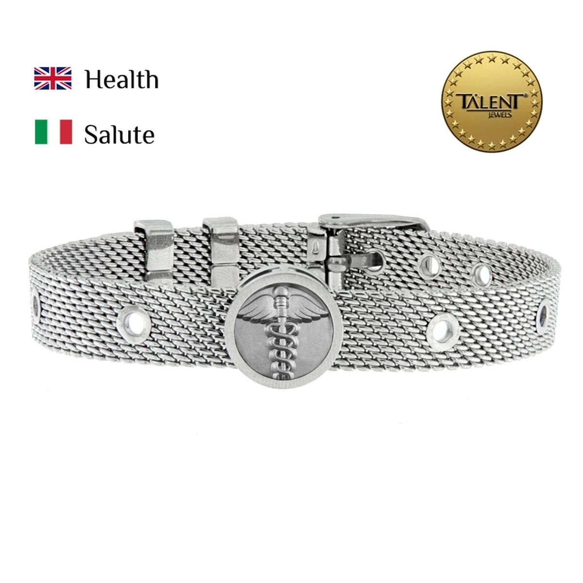 Image secondaire de Bracelet Unisexe Health Talent Jewels TJA-2-04-03-1-235 Argenté