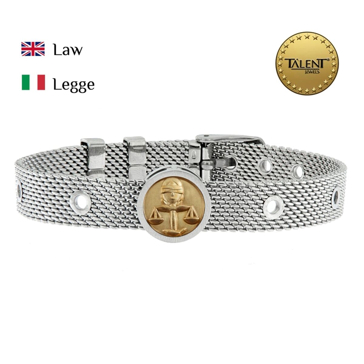 Image secondaire de Bracelet Unisexe Law Talent Jewels TJA-2-05-01-1-235 Argenté