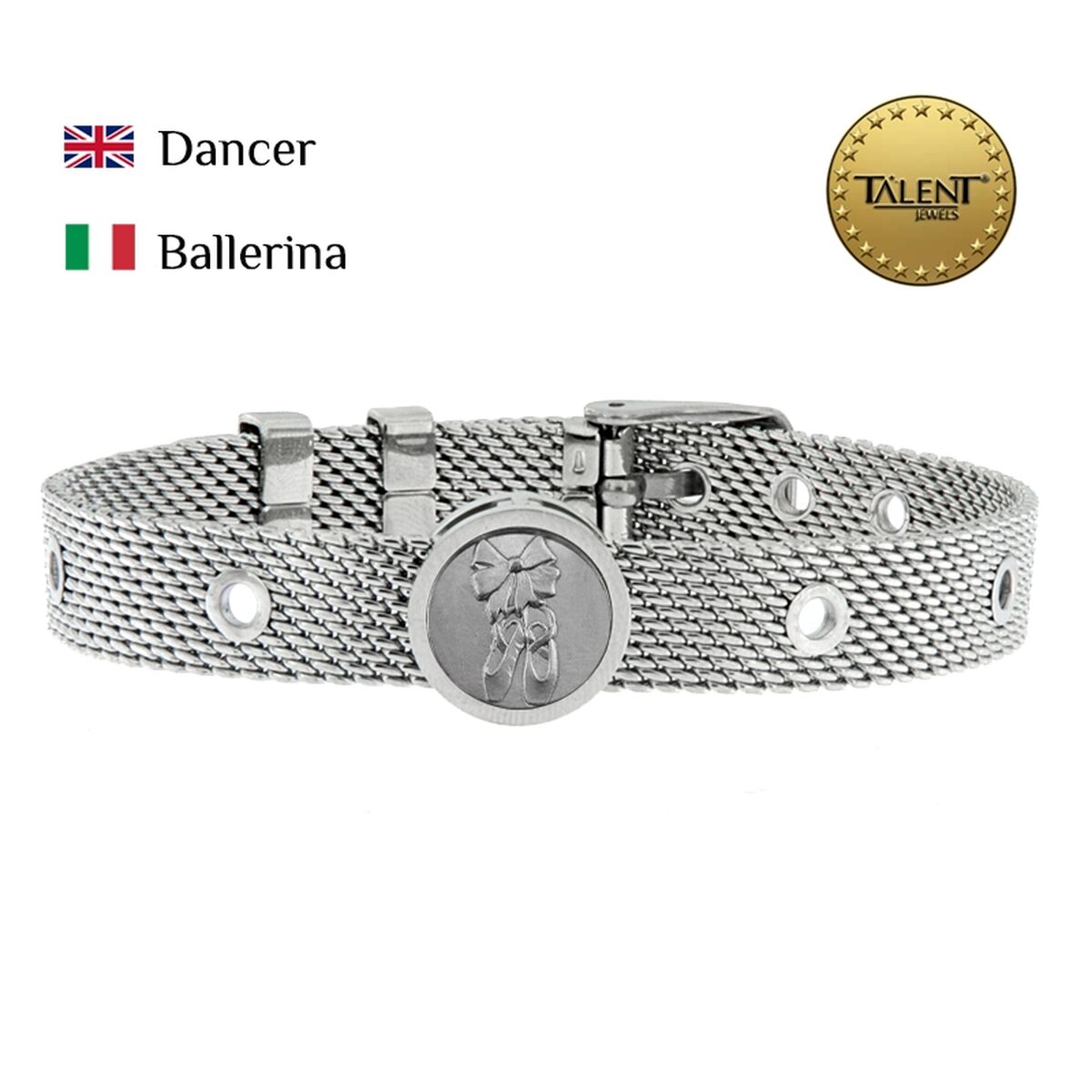 Image secondaire de Bracelet Unisexe Dancer Talent Jewels TJA-3-02-03-1-235 Argenté