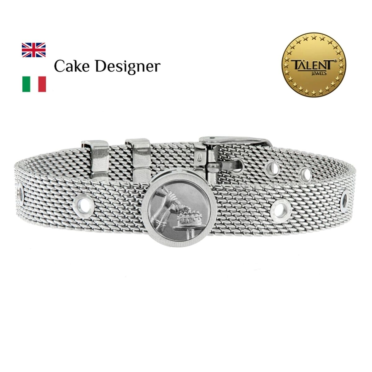 Image secondaire de Bracelet Unisexe Cake Designer Talent Jewels TJA-3-04-03-1-235 Argenté
