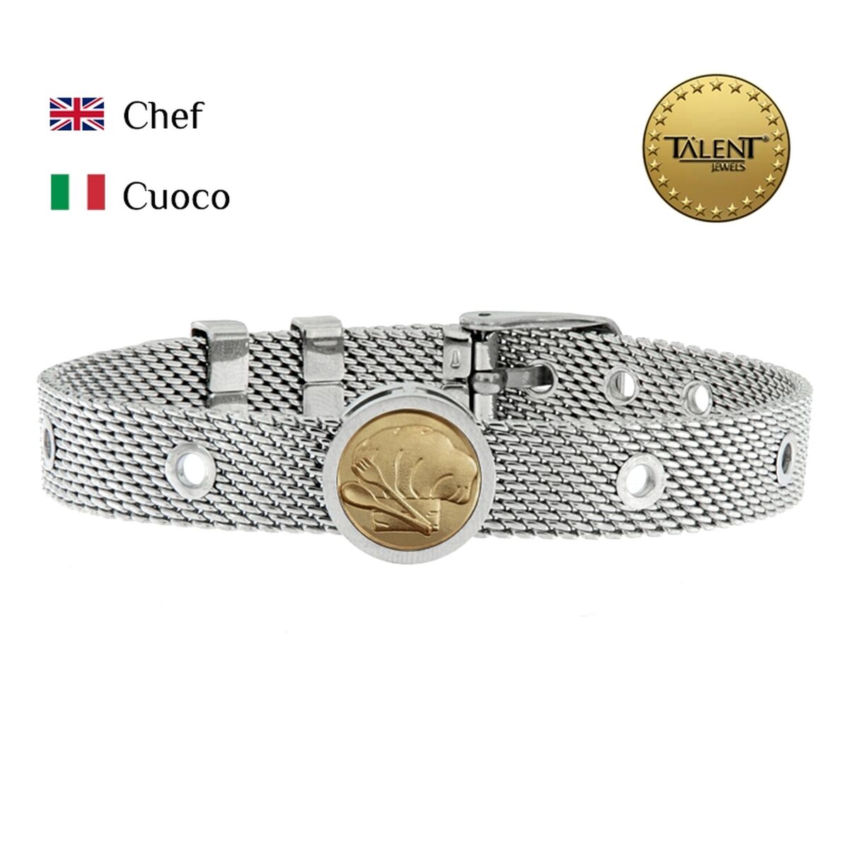 Image secondaire de Bracelet Unisexe Chef Talent Jewels TJA-3-05-01-1-235 Argenté
