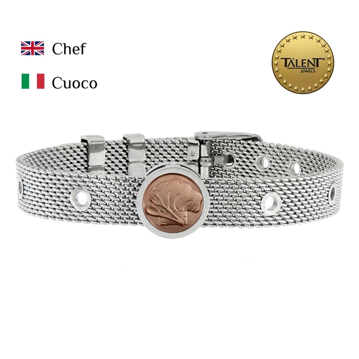 Image secondaire de Bracelet Unisexe Chef Talent Jewels TJA-3-05-02-1-235 Argenté