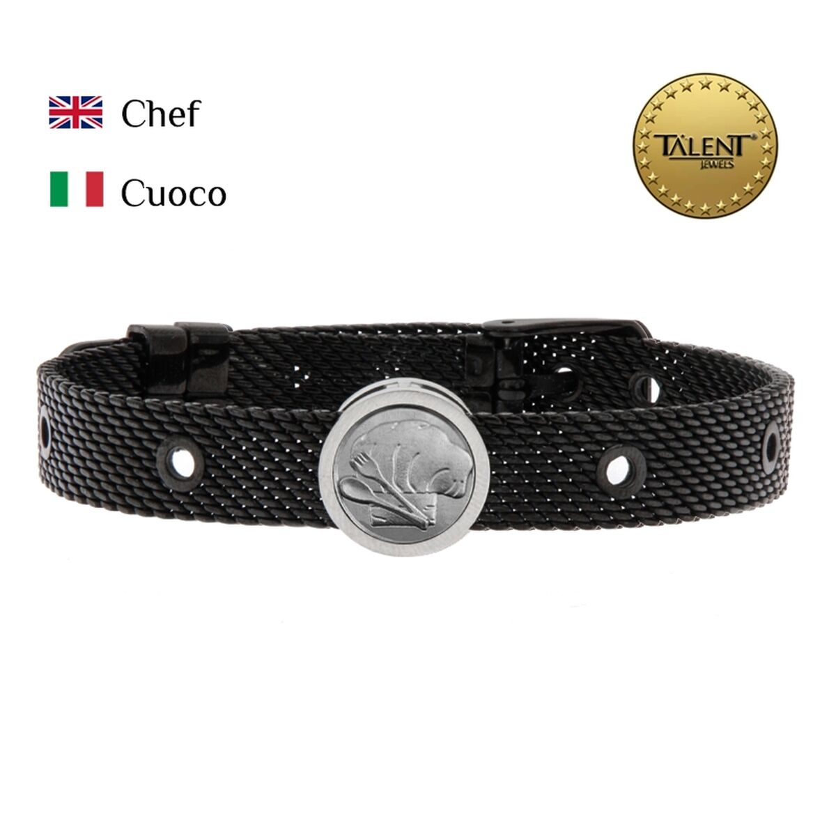 Image secondaire de Bracelet Unisexe Chef Talent Jewels TJA-3-05-03-2-235 Noir