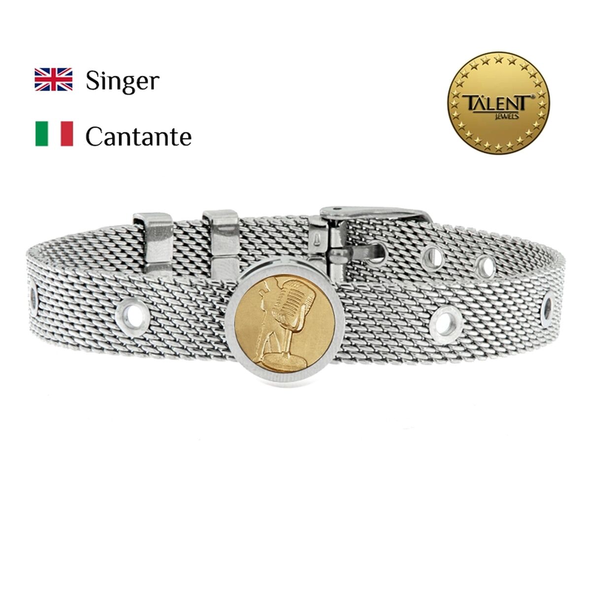 Image secondaire de Bracelet Unisexe Singer Talent Jewels TJA-4-02-01-1-235 Argenté