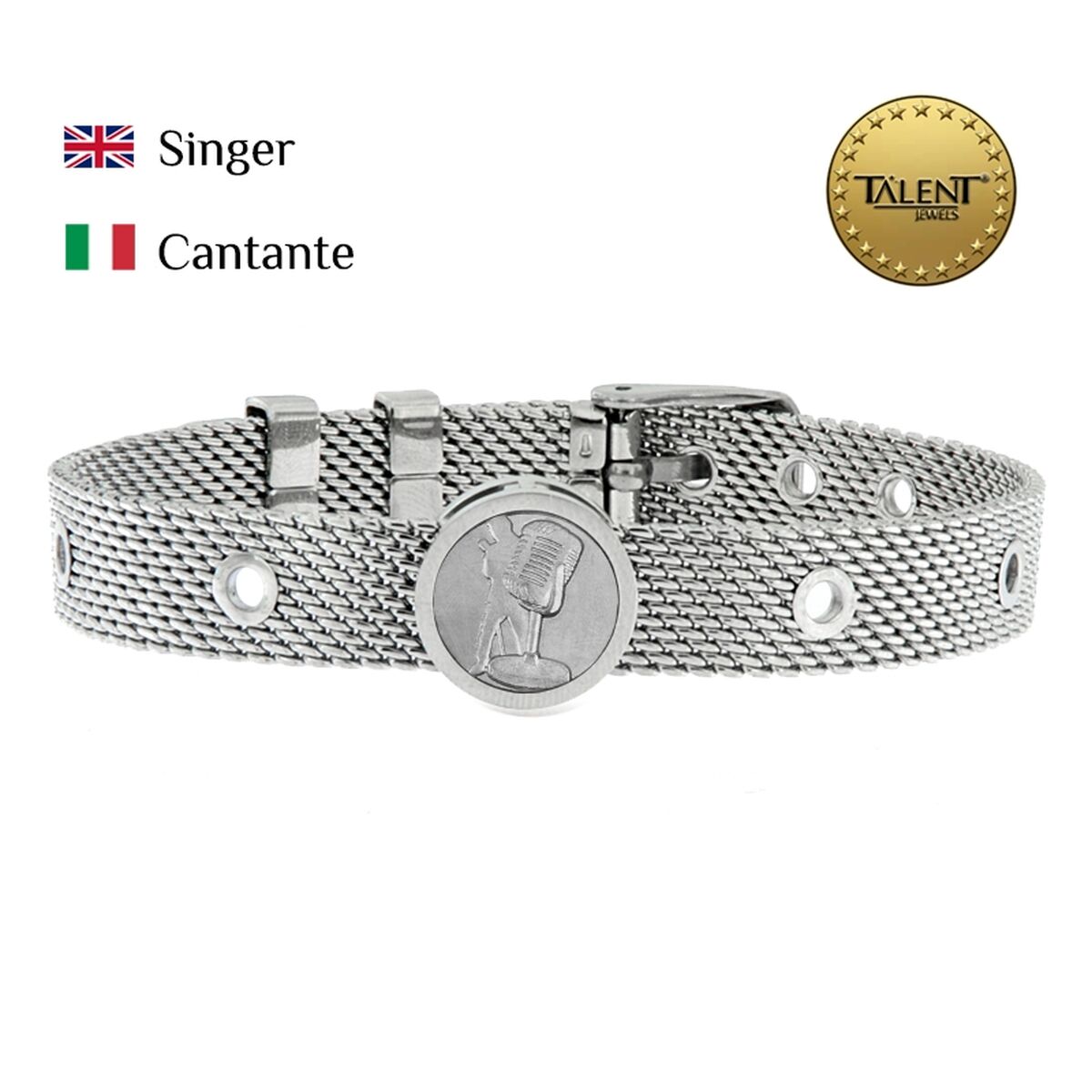 Image secondaire de Bracelet Unisexe Singer Talent Jewels TJA-4-02-03-1-235 Argenté
