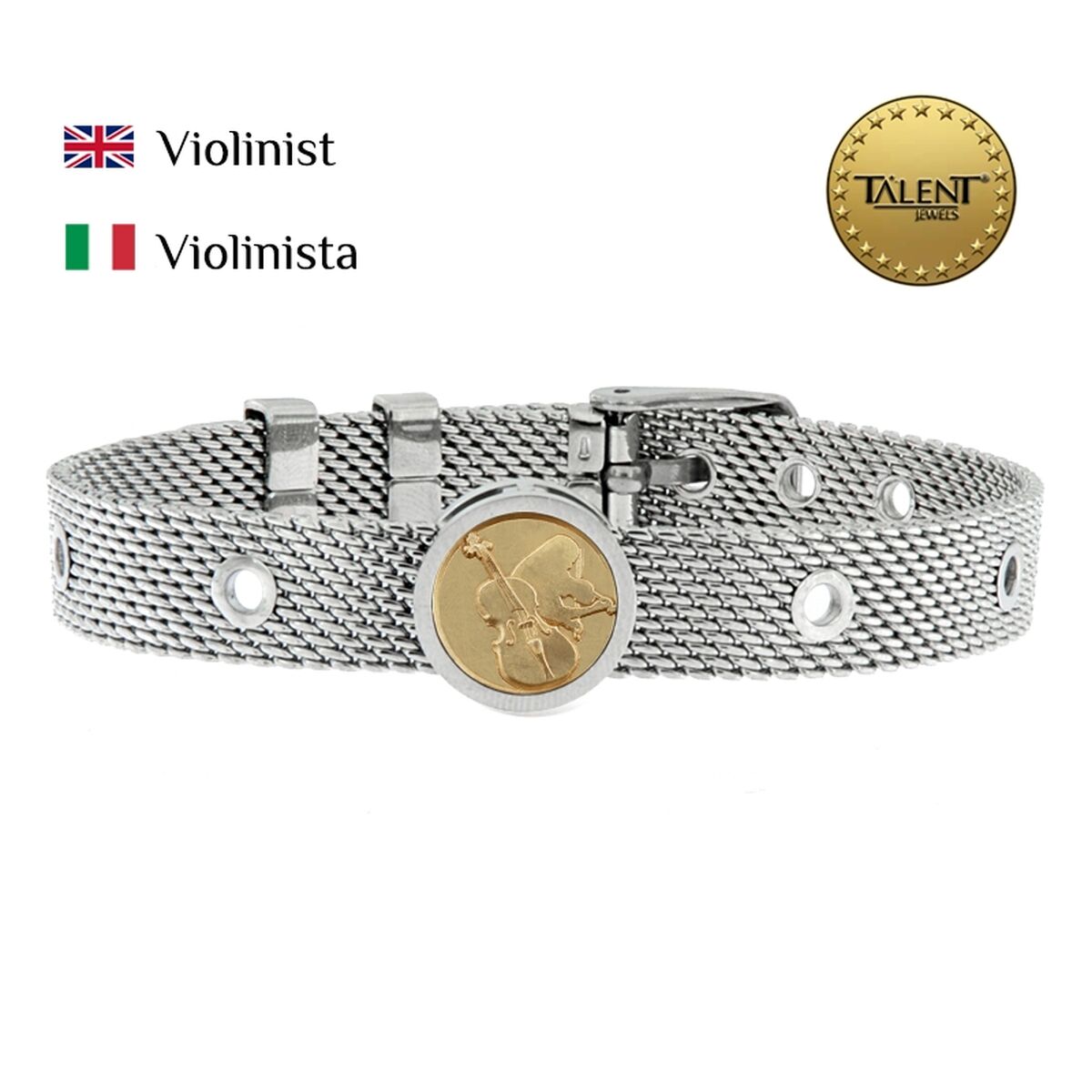 Image secondaire de Bracelet Unisexe Violinist Talent Jewels TJA-4-09-01-1-235 Argenté