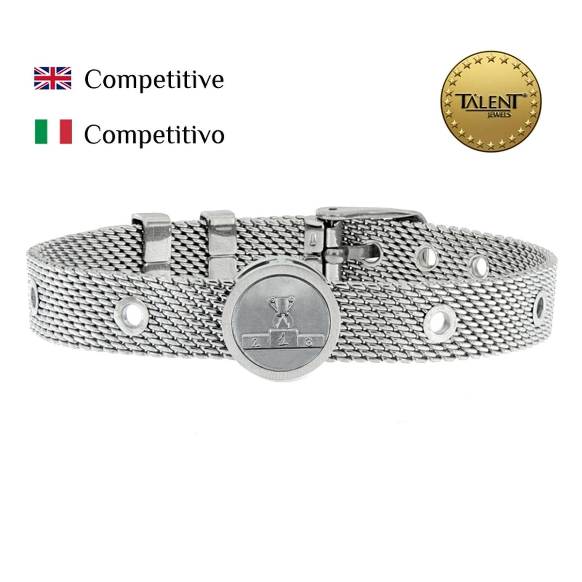Image secondaire de Bracelet Unisexe Competitive Talent Jewels TJA-5-04-03-1-235 Argenté