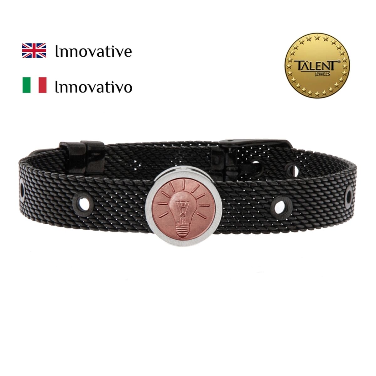 Image secondaire de Bracelet Unisexe Innovative Talent Jewels TJA-5-08-02-2-235 Noir