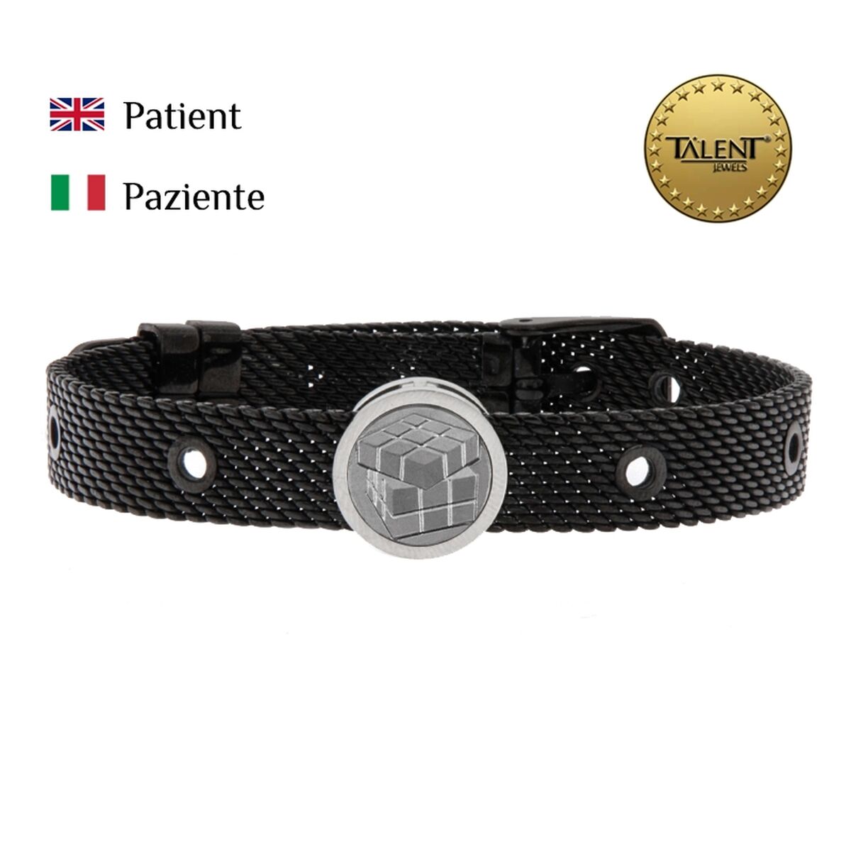Image secondaire de Bracelet Unisexe Patient Talent Jewels TJA-5-09-03-2-235 Noir