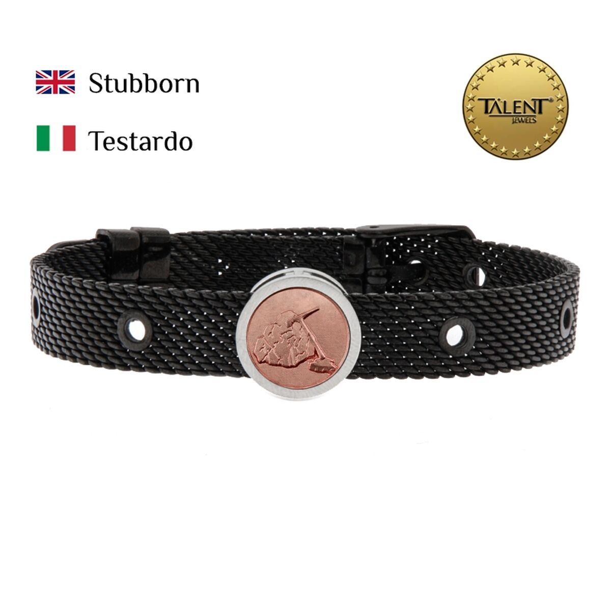 Image secondaire de Bracelet Unisexe Stubborn Talent Jewels TJA-5-11-02-2-235 Noir