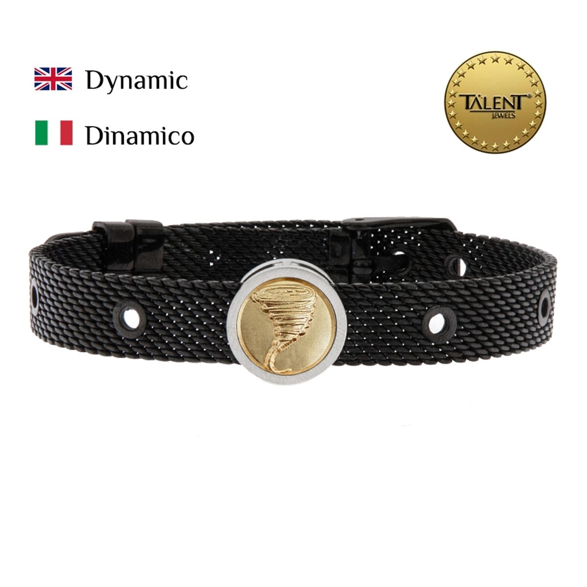 Image secondaire de Bracelet Unisexe Dynamic Talent Jewels TJA-5-12-01-2-235 Noir