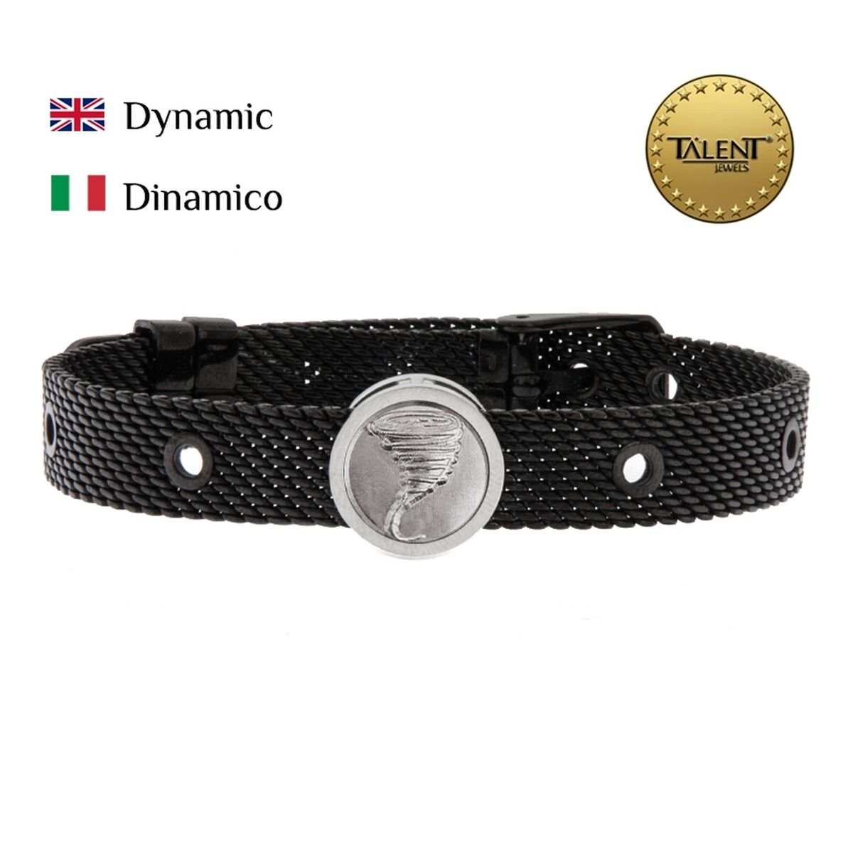 Image secondaire de Bracelet Unisexe Dynamic Talent Jewels TJA-5-12-03-2-235 Noir