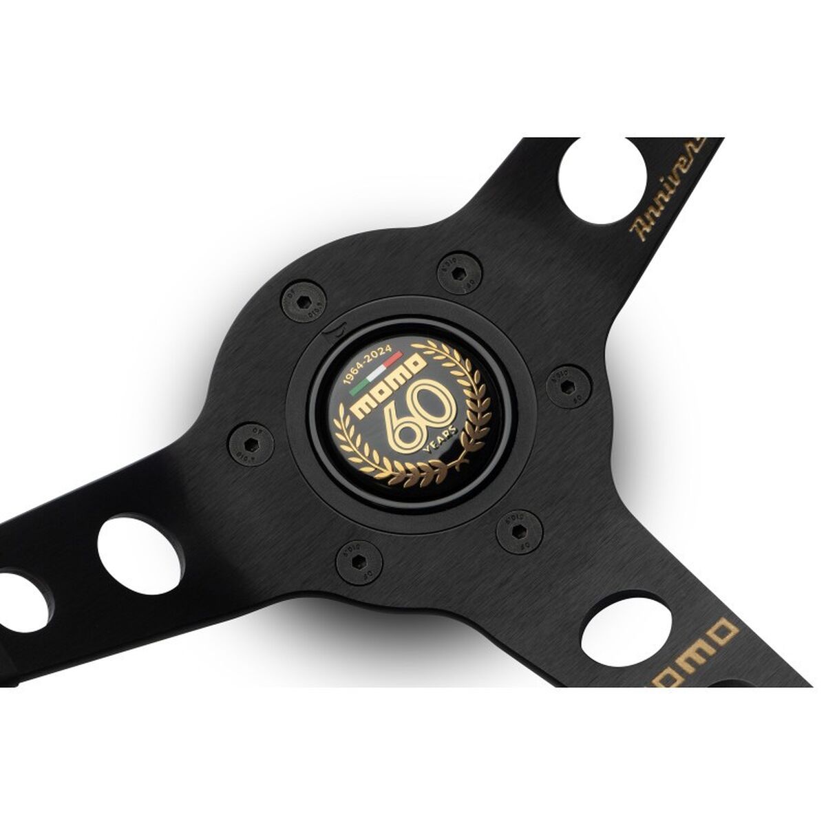 Racing Steering Wheel MOMO Black  35 cm