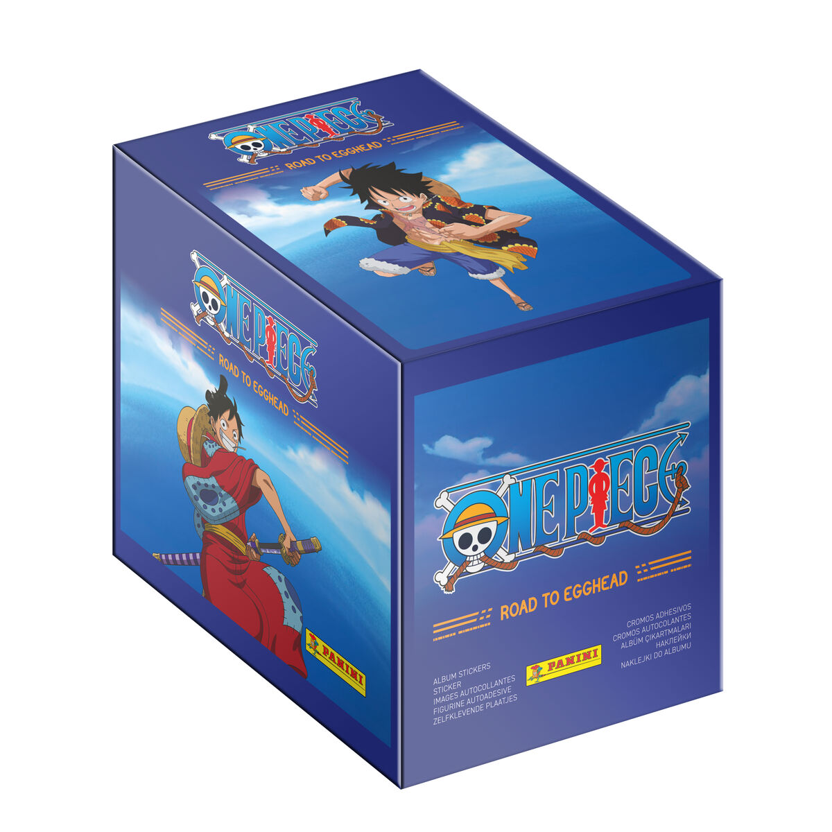 Stickerverpakking Panini One Piece Road to Egghead 180 Onderdelen