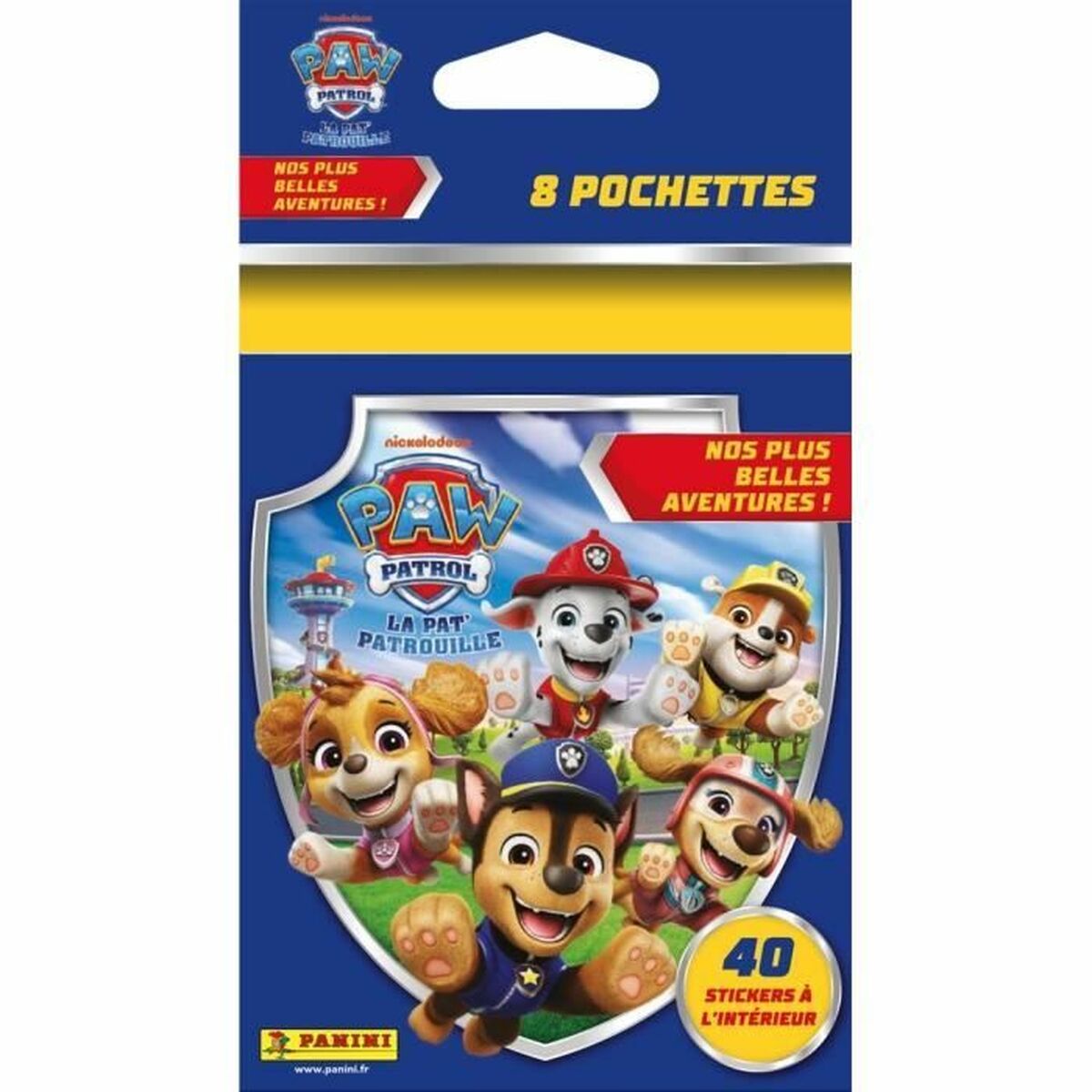Stickerverpakking Panini Paw Patrol : The Best Adventures