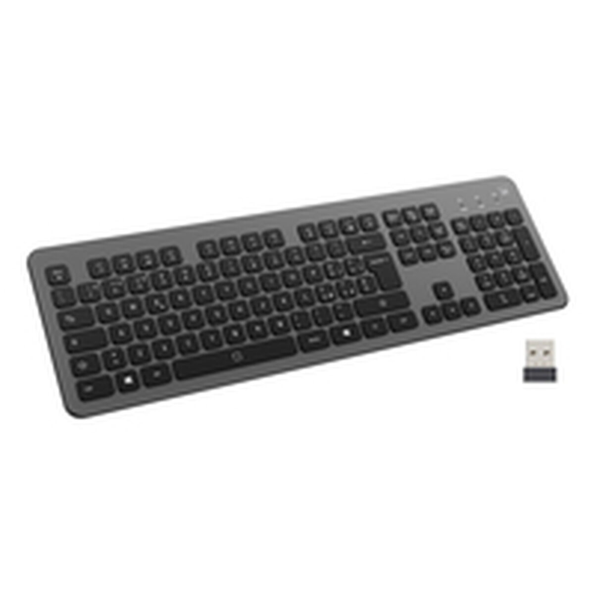 Picture of Keyboard Ewent EW3296 Black Grey Spanish Qwerty AZERTY