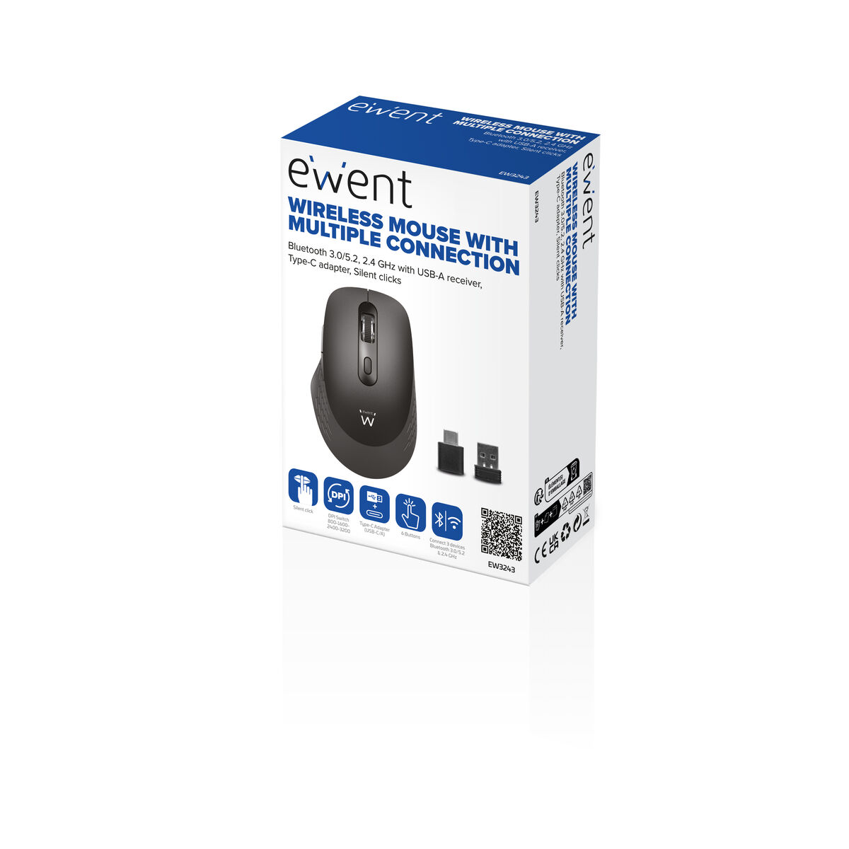 Afbeeldingen van Wireless Mouse Ewent EW3243 3200 DPI