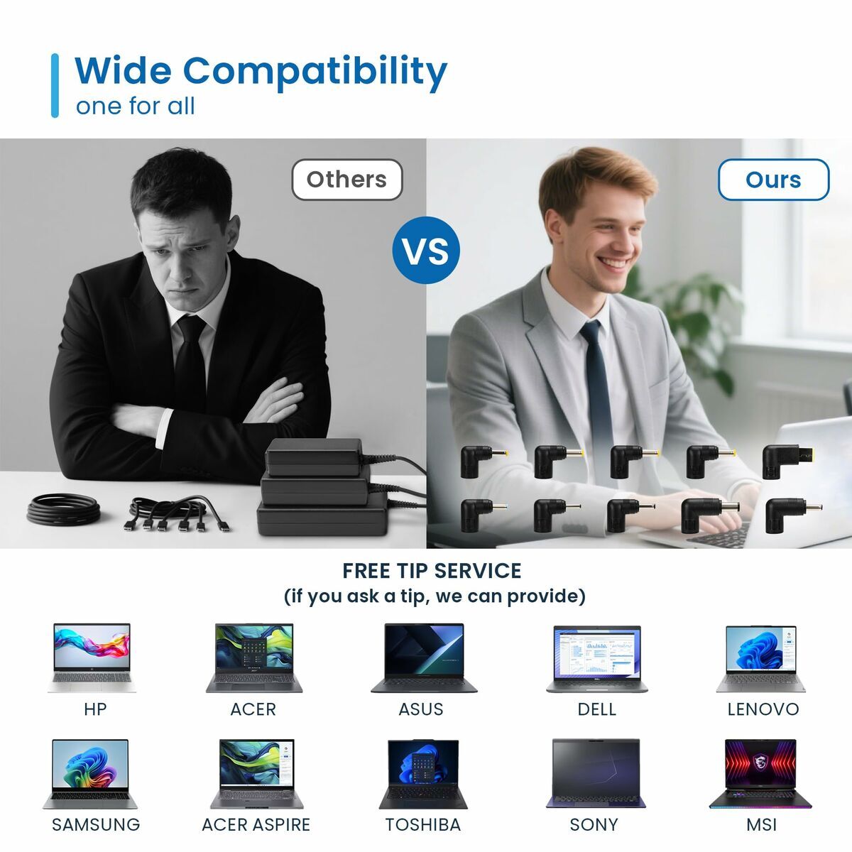 Picture of Laptop Charger Ewent EW3968 65 W