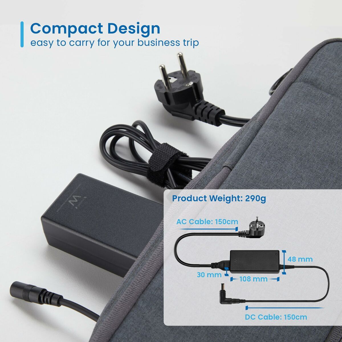Picture of Laptop Charger Ewent ew3968 65 W