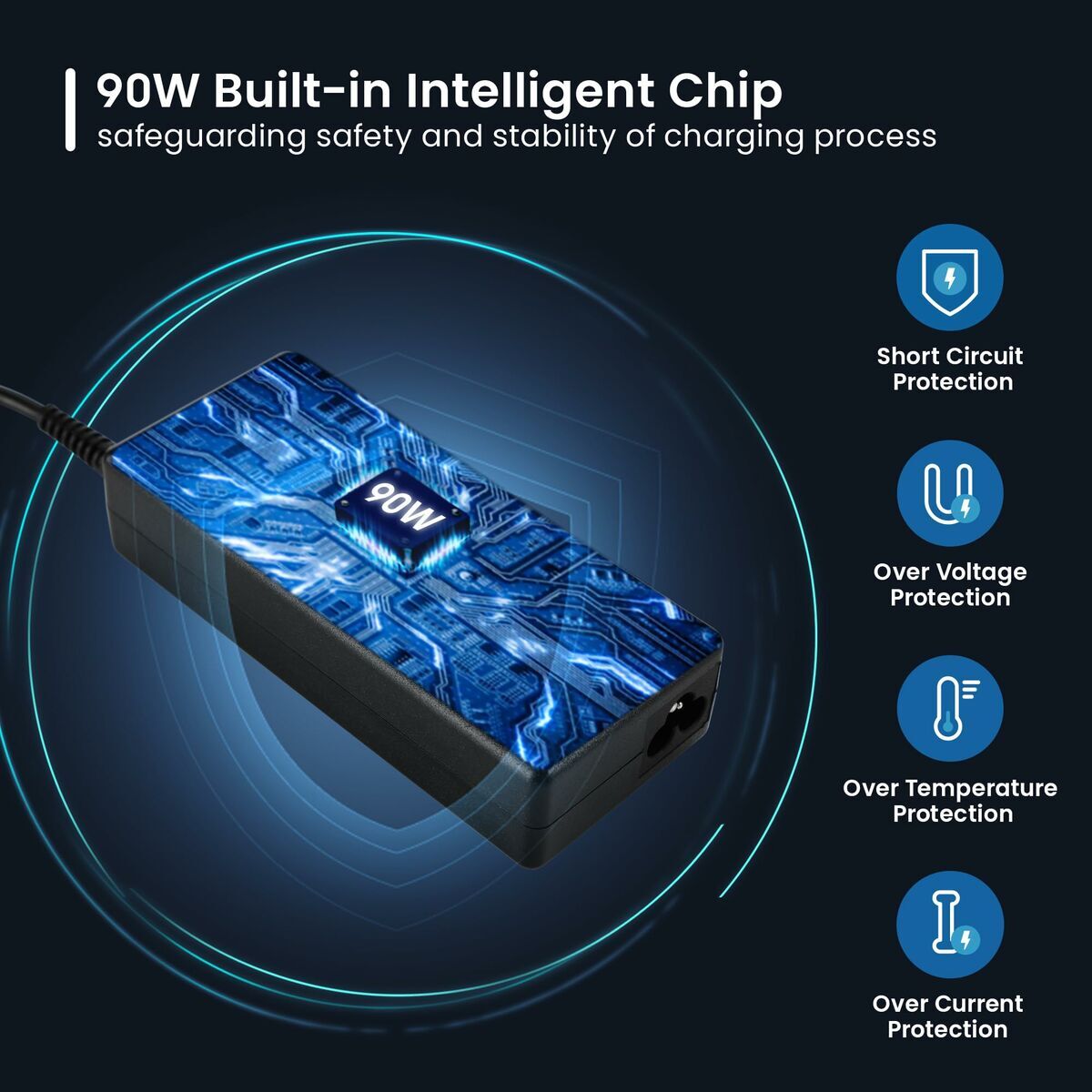 Picture of Laptop Charger Ewent EW3969 90 W