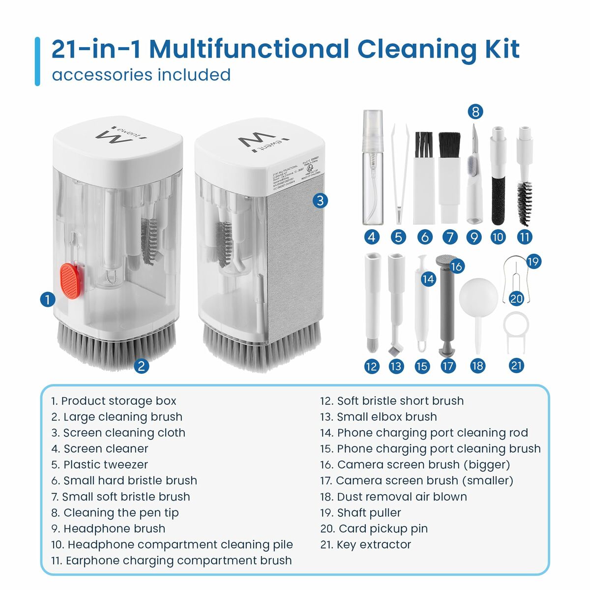 Afbeeldingen van Screen Cleaning Kit Ewent 21 en 1