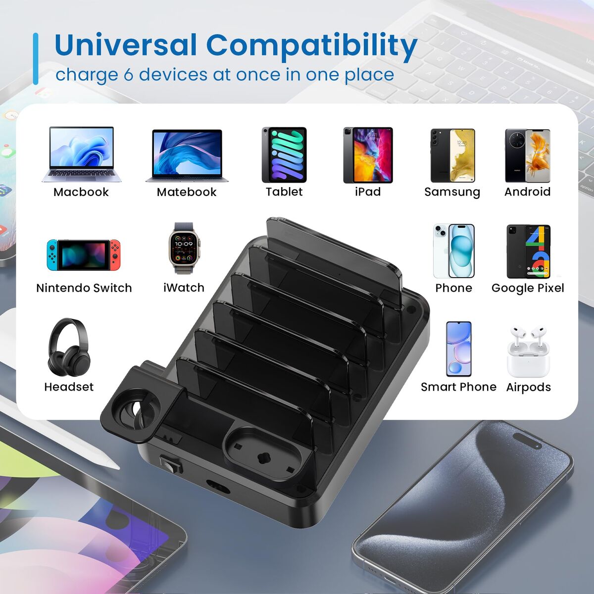 Picture of Wall Charger Ewent EW1335 Black