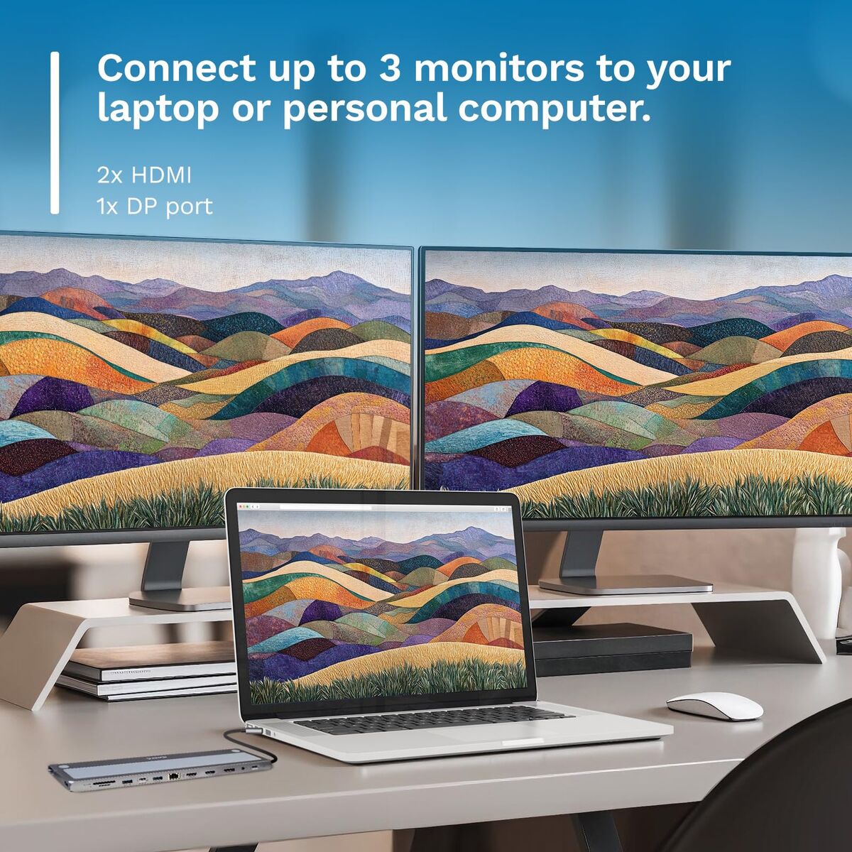 Picture of USB Hub Ewent EW1150 Grey