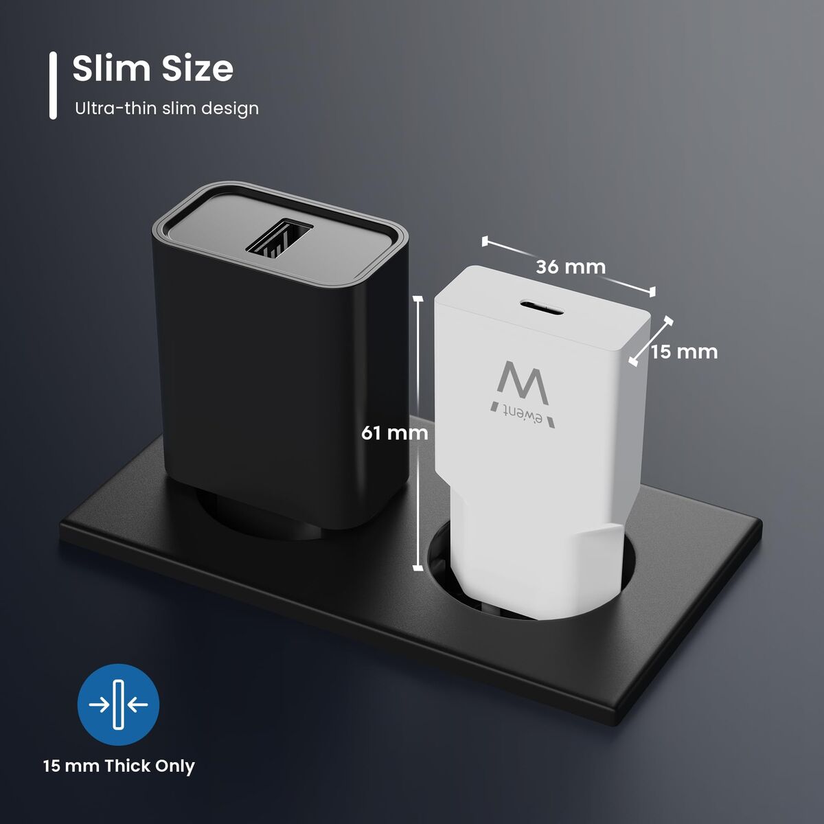 Image de Wall Charger Ewent EW1310 White 20 W