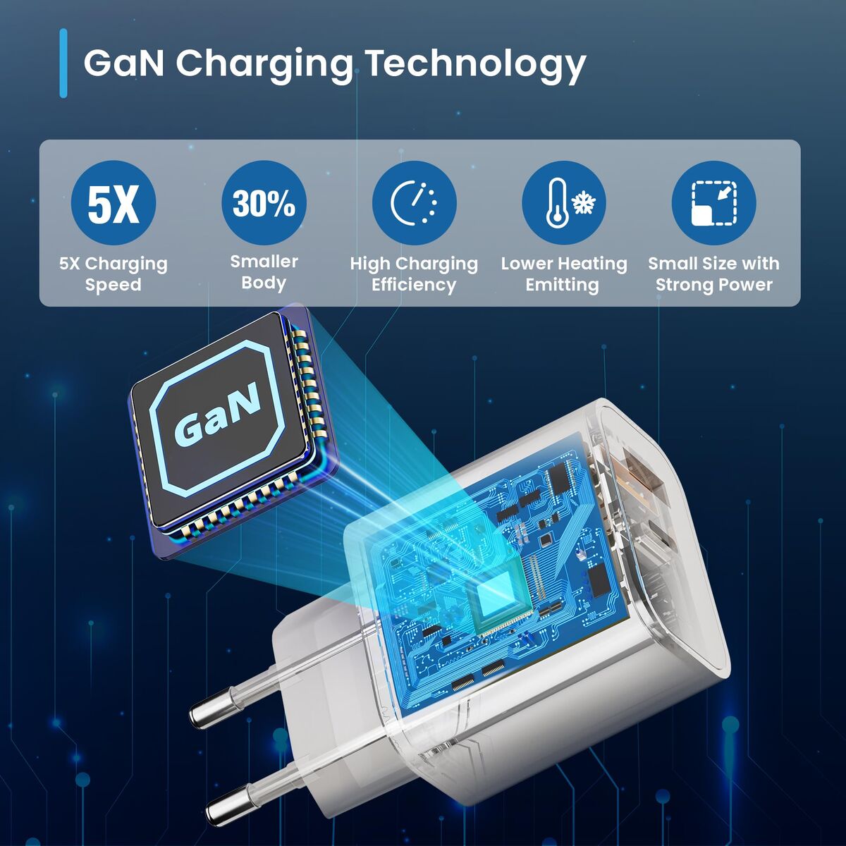 Image de Wall Charger Ewent EW1318 White 20 W