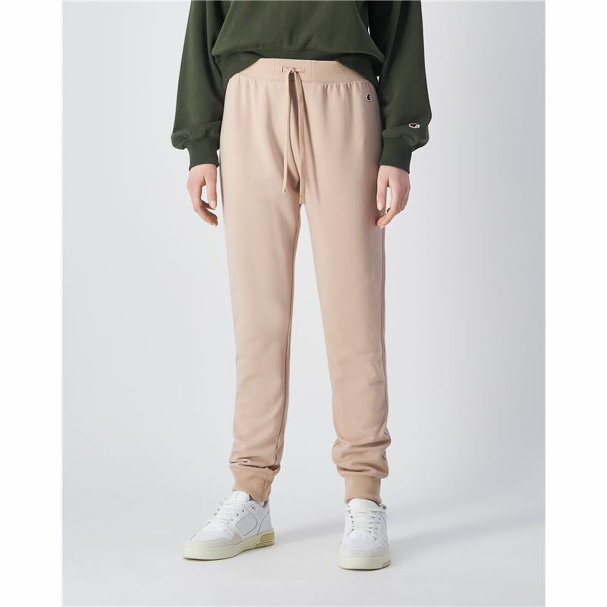 Image secondaire de Pantalon de Survêtement pour Adultes Champion Rib Cuff Beige Homme