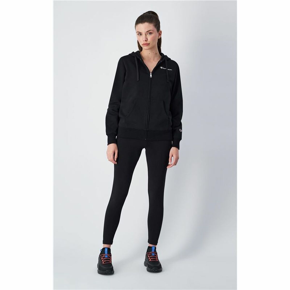 Image secondaire de Leggings de Sport pour Femmes Champion Champion Crop Noir