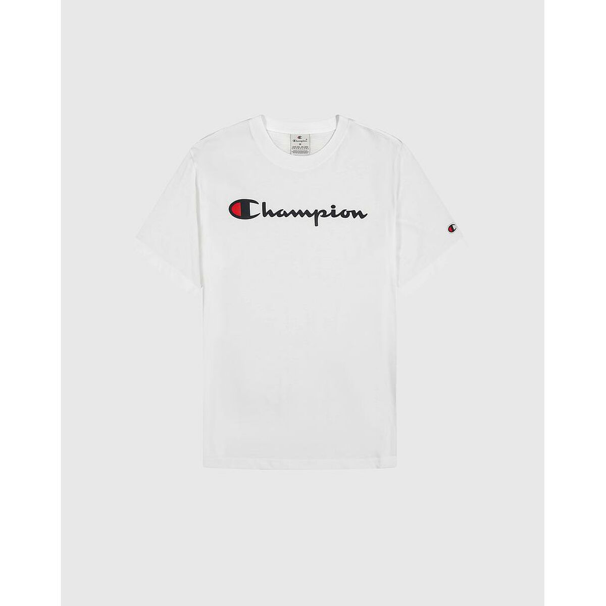 Image secondaire de T-shirt à manches courtes homme Champion CHAMPION SS TEE 220256 Blanc