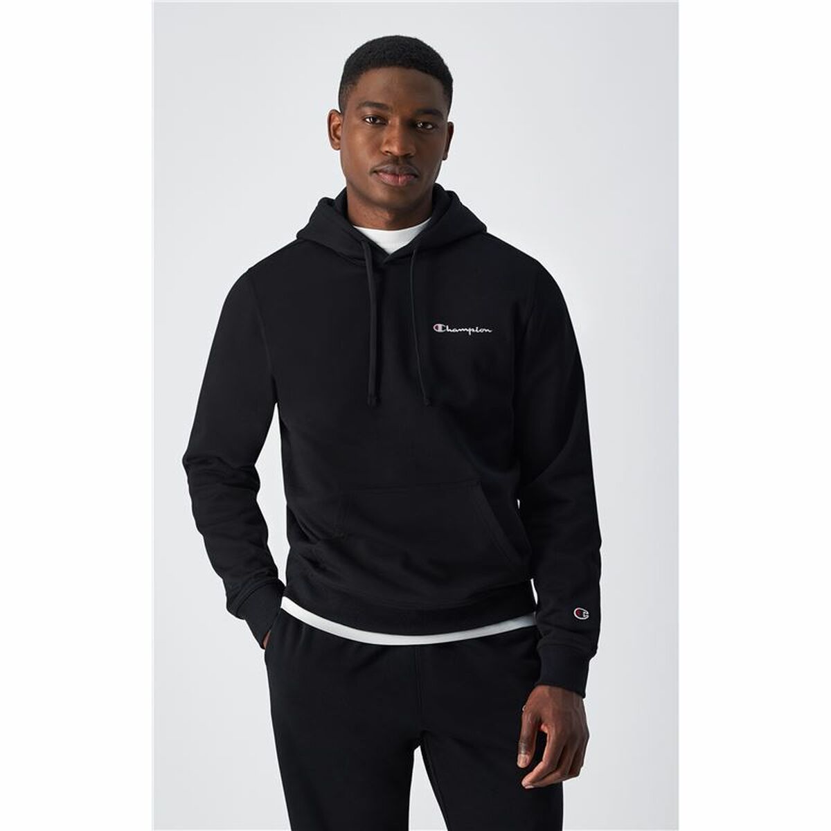 Image secondaire de Sweat à capuche homme Champion Hooded Sweatshirt Noir L