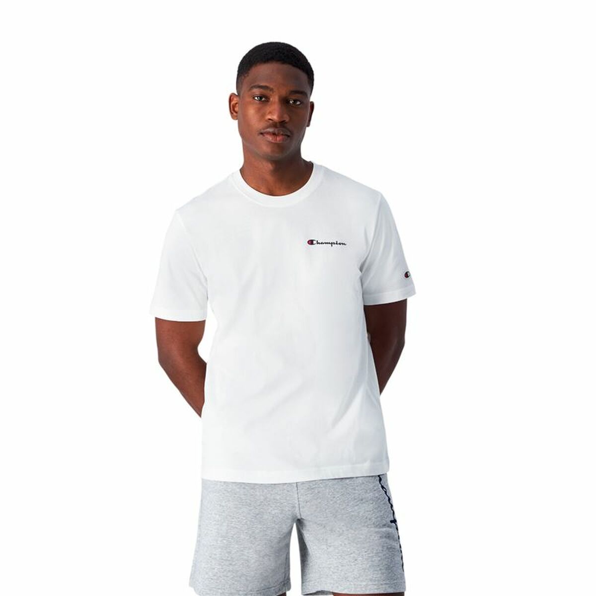 Image secondaire de T-shirt à manches courtes homme Champion Crewneck Blanc