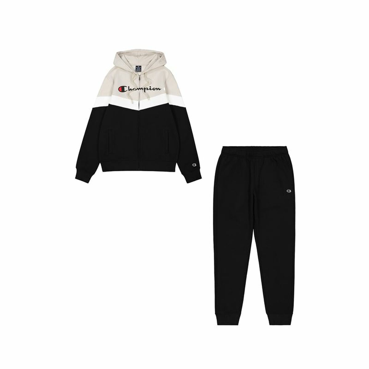 Adult’s Sports Outfit Champion Black Multicolour 2 Pieces Adult’s Sports Outfit Champion Black Multicolour 2 Pieces