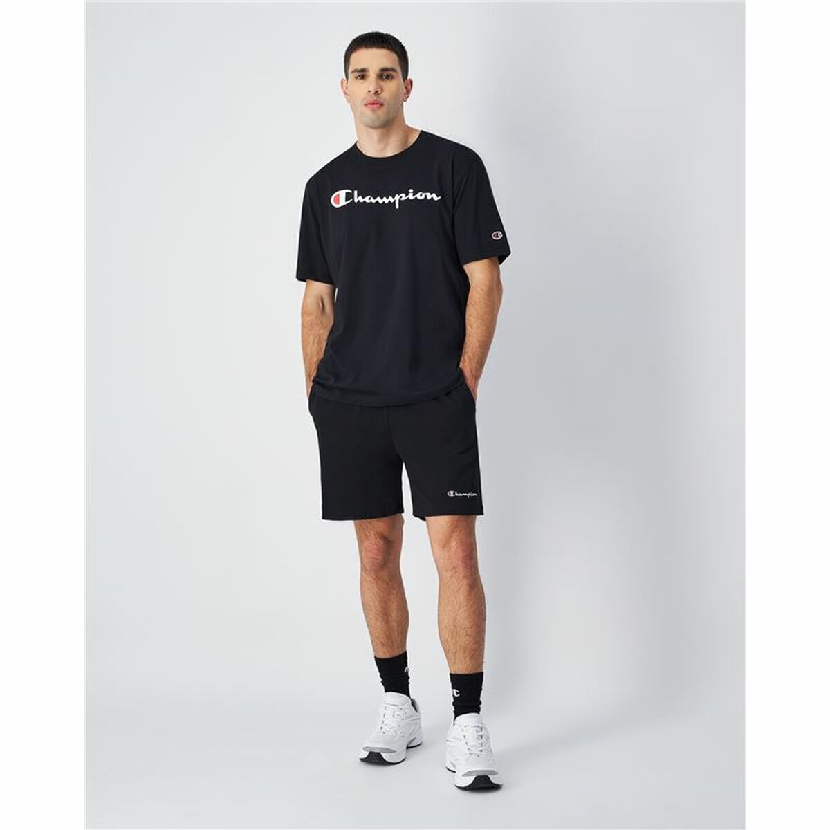 Heren Shorts Champion Zwart