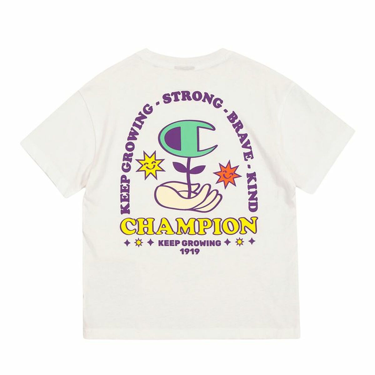 Heren-T-Shirt met Korte Mouwen Champion