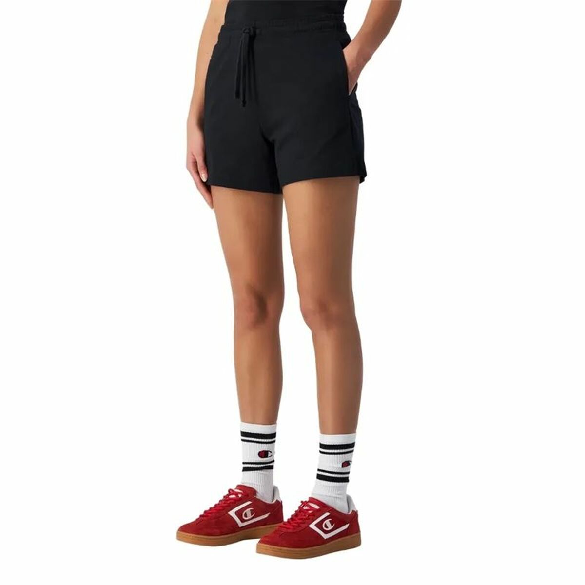 Short de Sport pour Femme Champion Noir