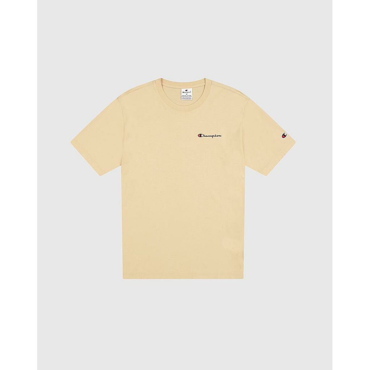 Image secondaire de T-shirt à manches courtes homme Champion CHAMPION SS TEE 220264 WKK Beige