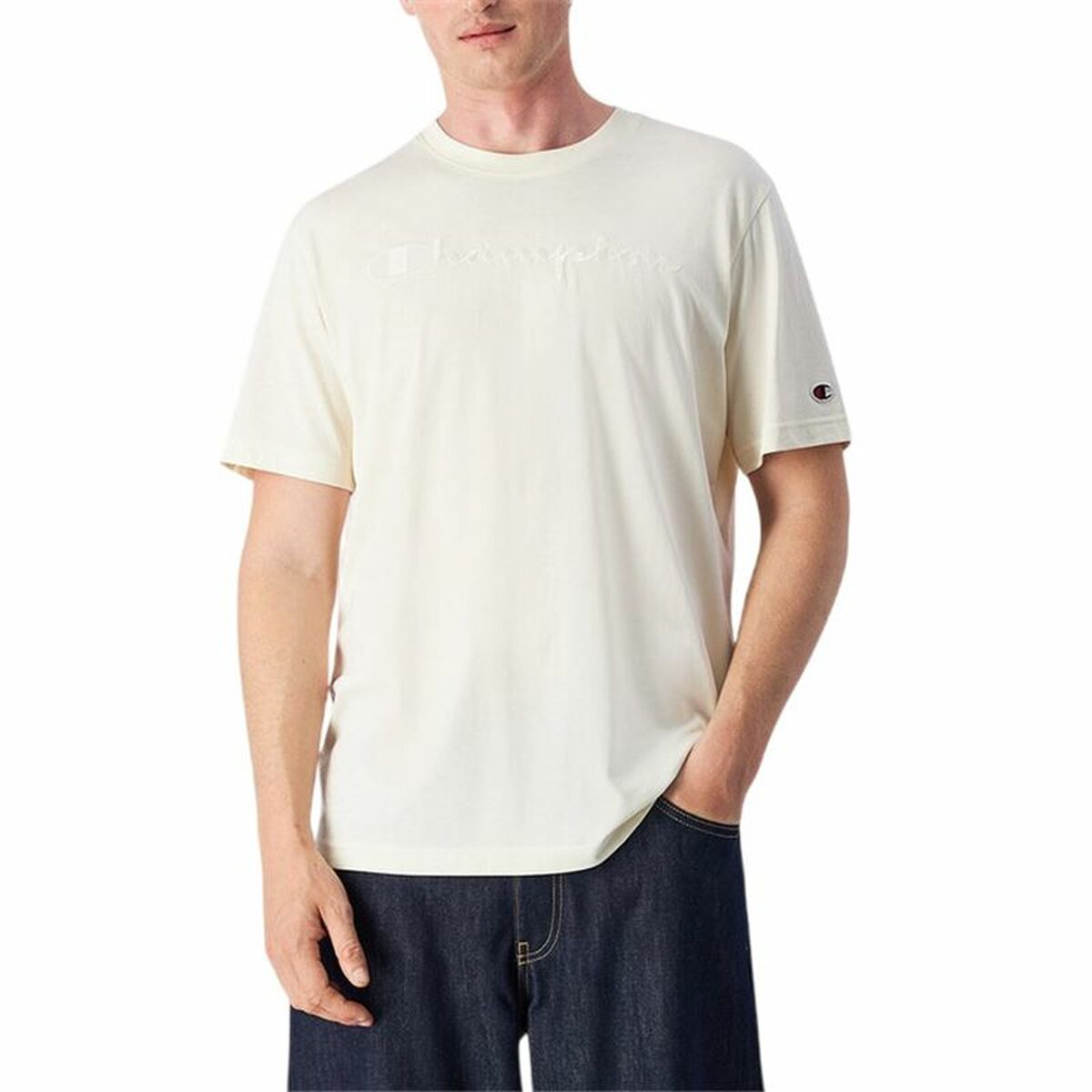Image secondaire de T-shirt à manches courtes homme Champion Champion SS Blanc