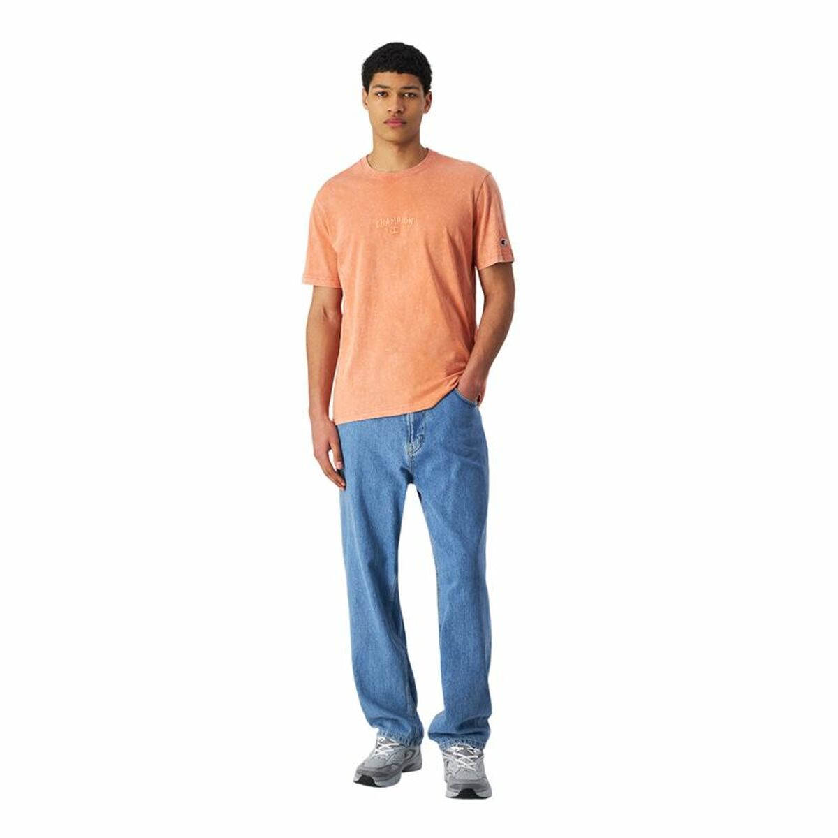 Image secondaire de T-shirt à manches courtes homme Champion SS Orange
