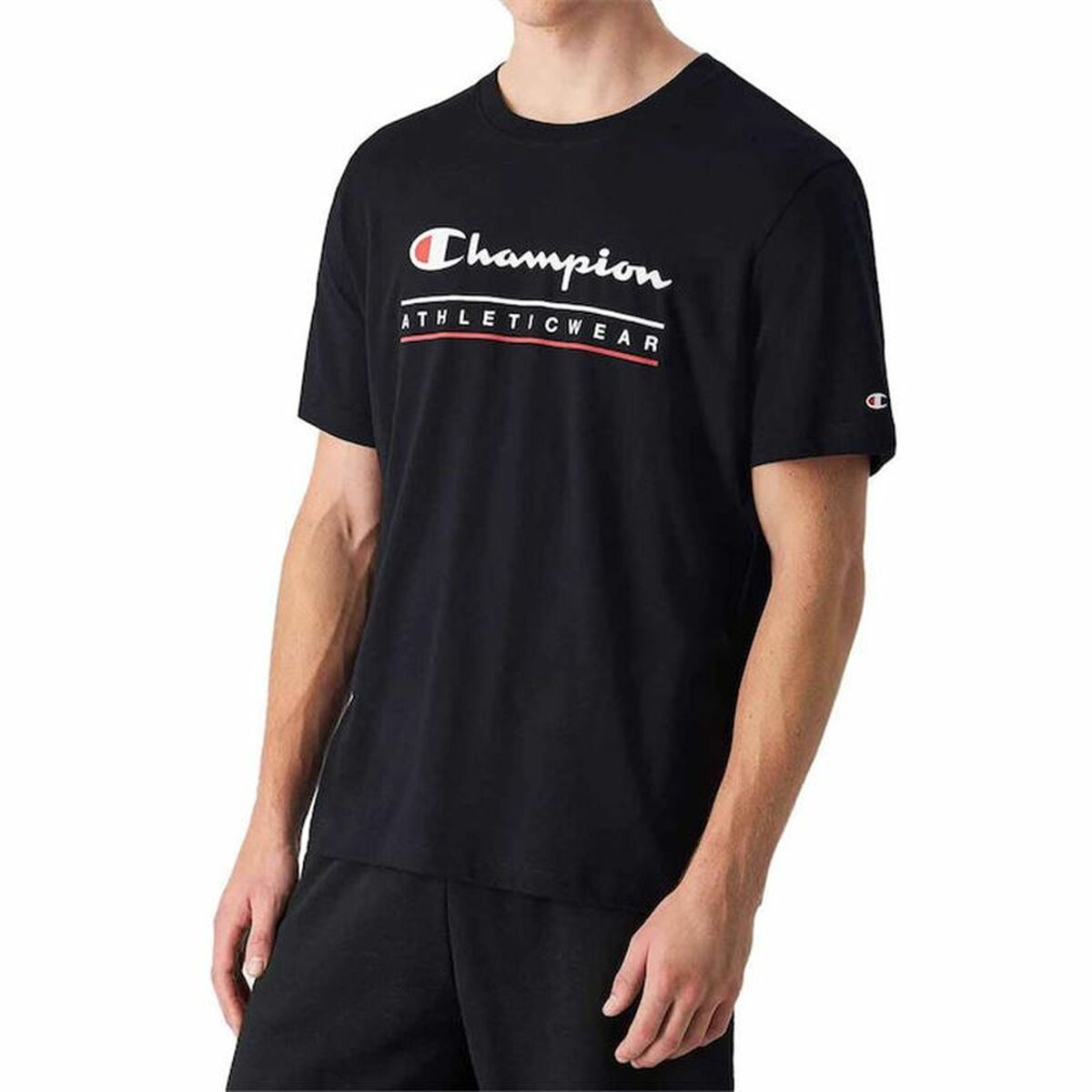 Image secondaire de T-shirt à manches courtes homme Champion Noir
