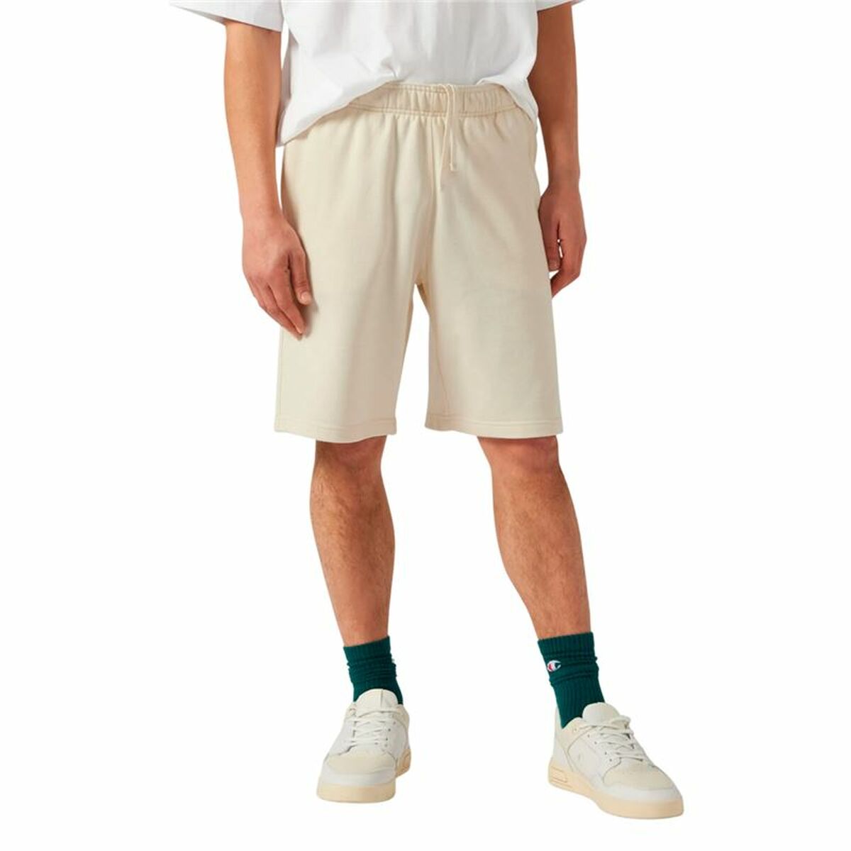 Image secondaire de Shorts pour Hommes Champion Long Blanc Naturel