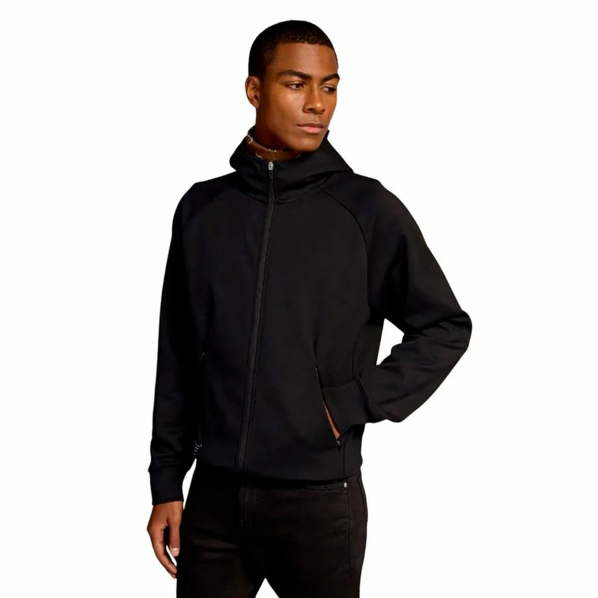 Sweat à capuche homme Champion NBK Noir